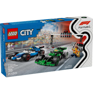 Lego City Parrilla De F1® Con Autos De Carreras Vcarb Y Sauber