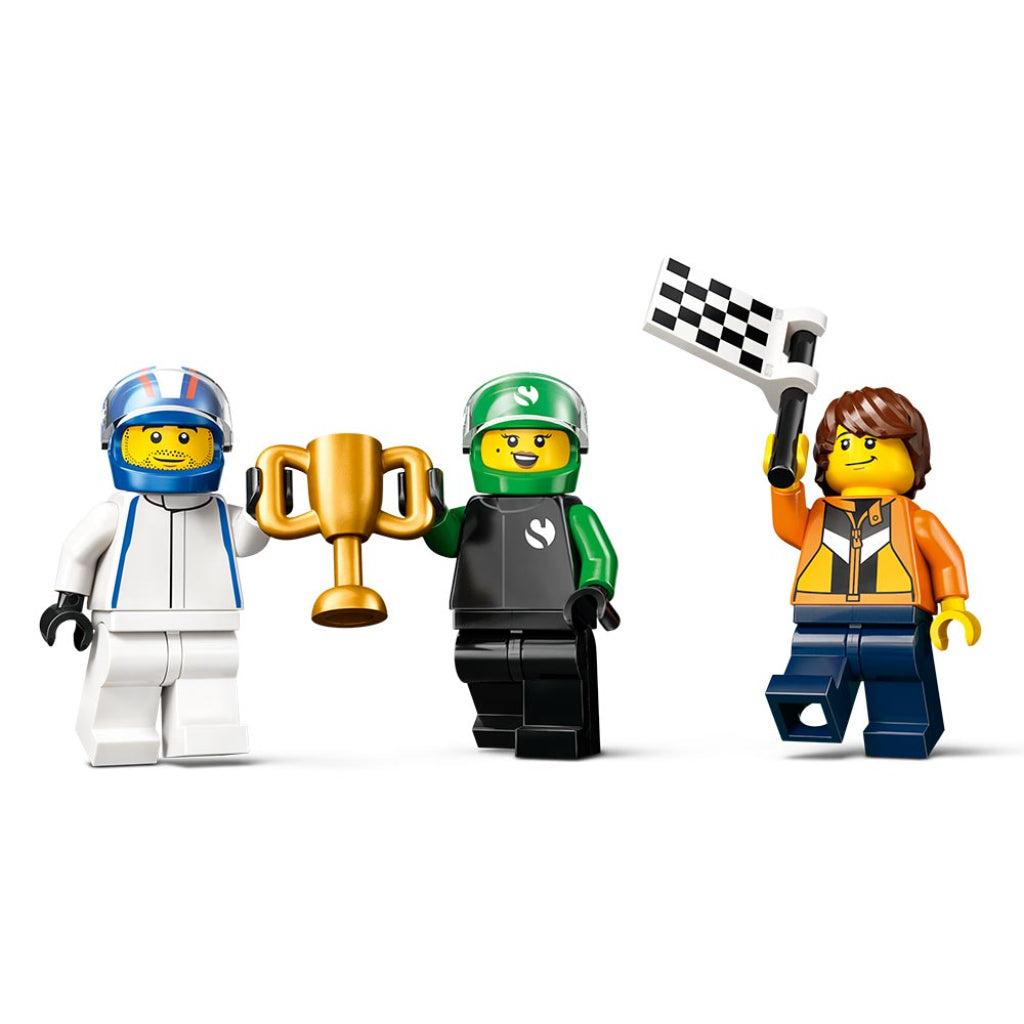 Lego City Parrilla De F1® Con Autos De Carreras Vcarb Y Sauber