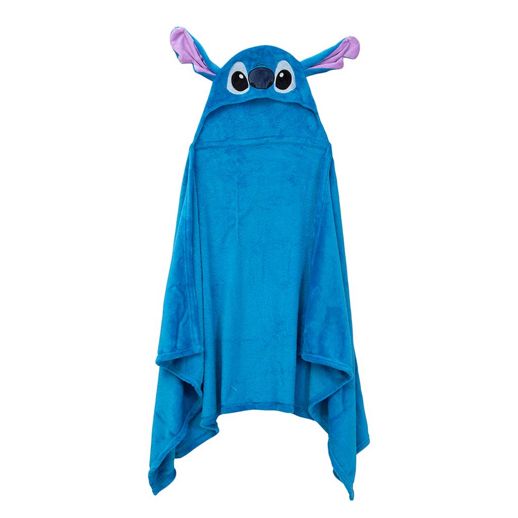 Manta capucha 3D 75x180cm Stitch