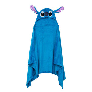 Manta capucha 3D 75x180cm Stitch