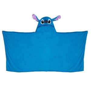 Manta capucha 3D 75x180cm Stitch