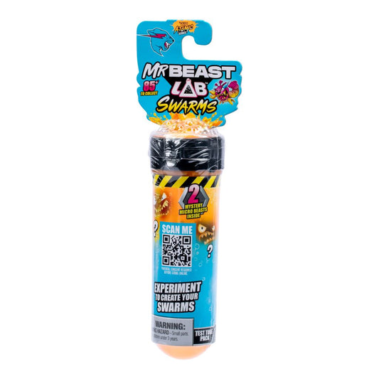 MrBeast Lab Swarms Test Tube con 2 Micro Beasts