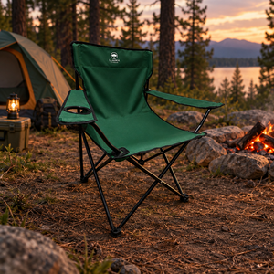 Silla Camping Outdoor Plegable Llaima Verde oscuro