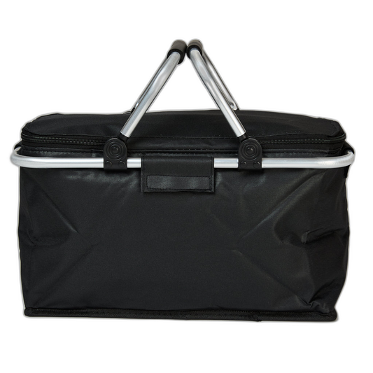 Cooler Plegable Manillas 18Lt Gris Oscuro