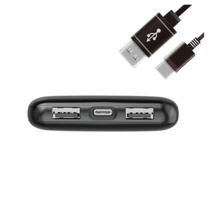Combo Powerbank Energizer 10.000 mAh + Parlante Bluetooth Impermeable Negro 20W