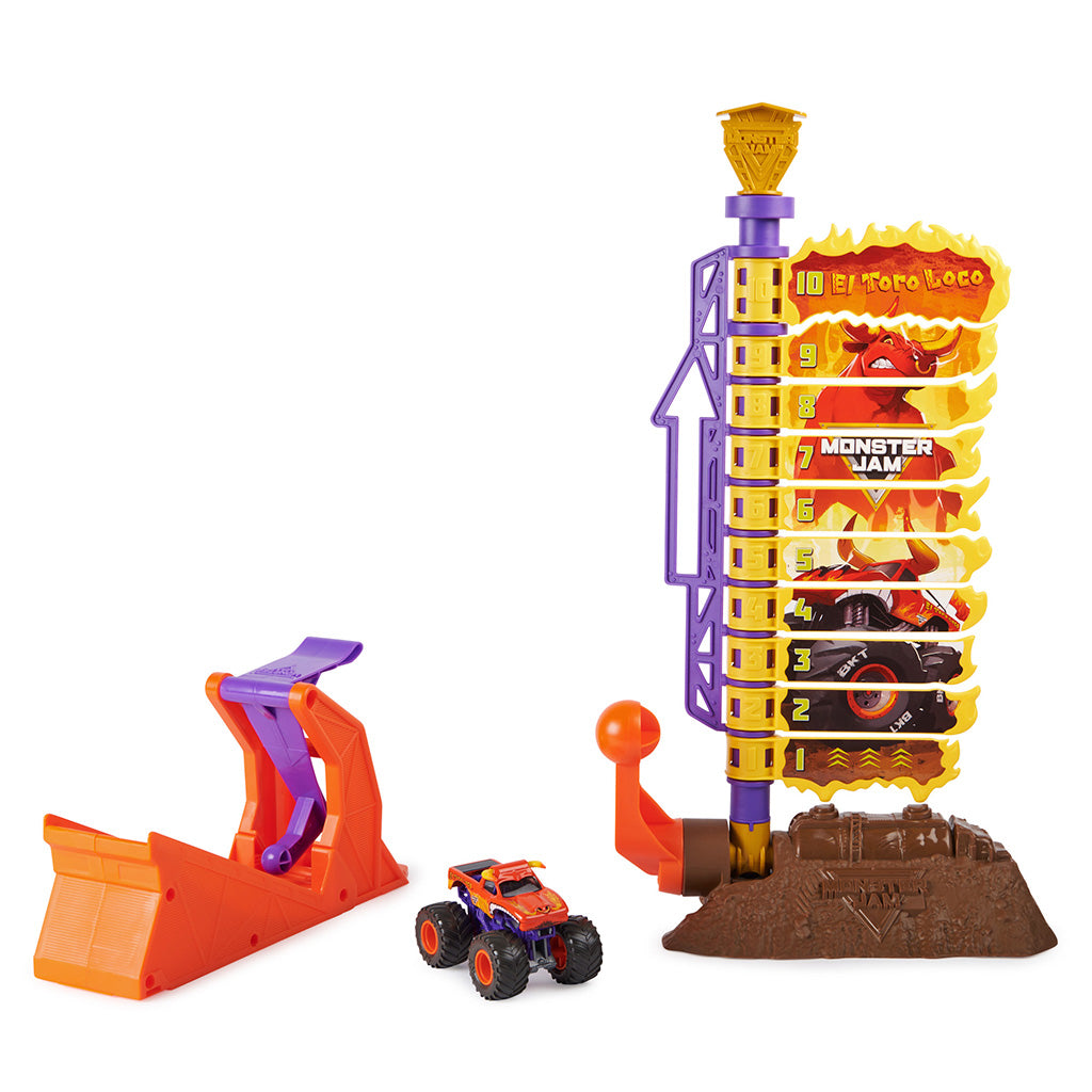 Monster Jam Vehiculos 1:64 Playset