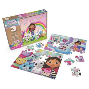 Gabby’s Dollhouse 3 Puzzles de Madera 24 Piezas