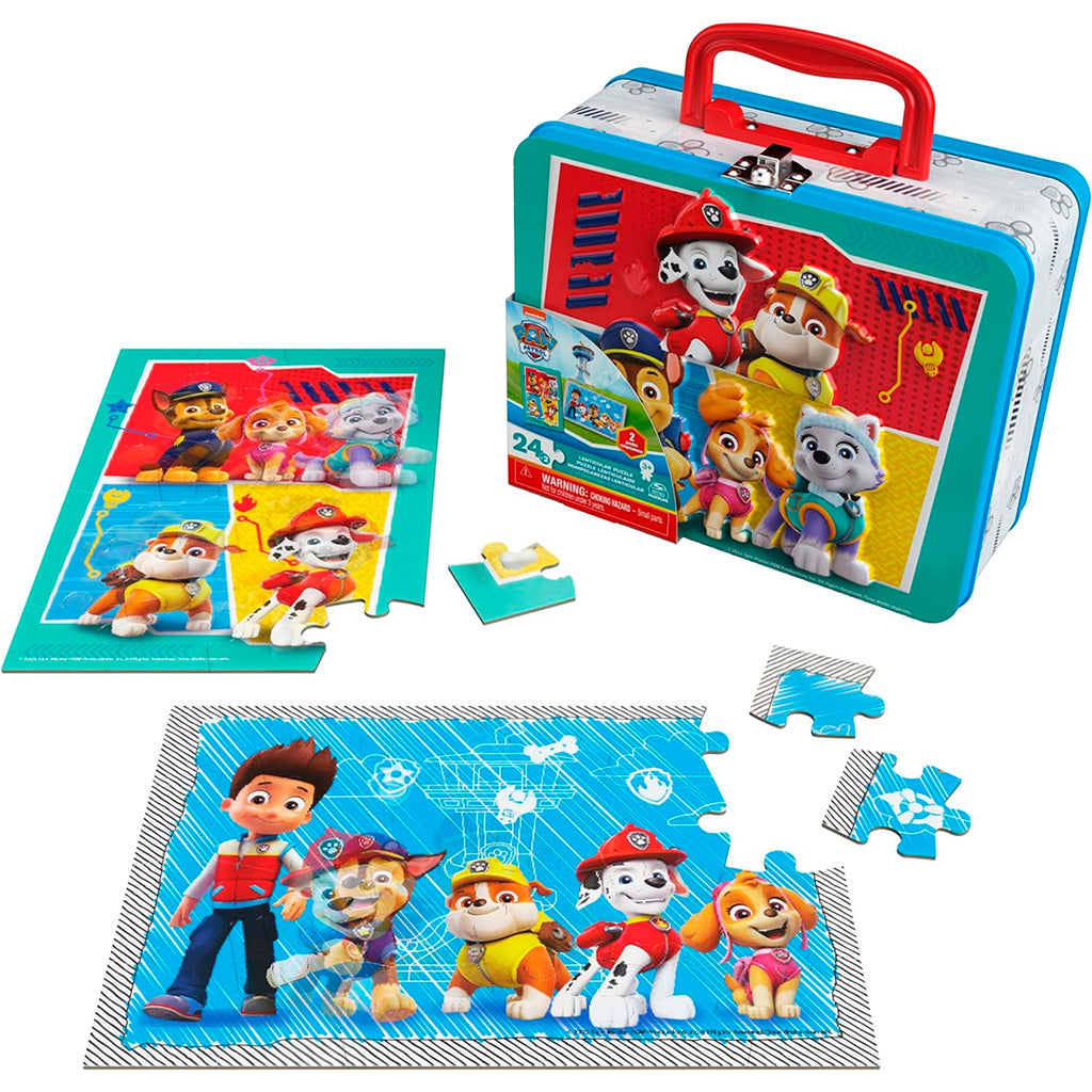 Paw Patrol 2 Puzzles Lenticulares En Caja