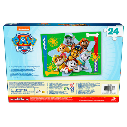 Paw Patrol Puzzle Madera 24 Piezas