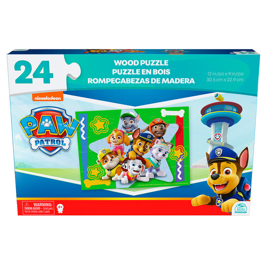 Paw Patrol Puzzle Madera 24 Piezas