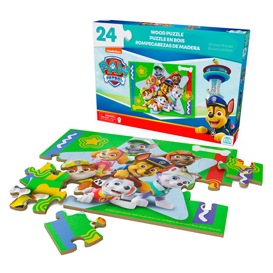 Paw Patrol Puzzle Madera 24 Piezas