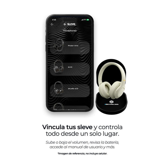 Audífono Pulse ANC White Cream Sleve
