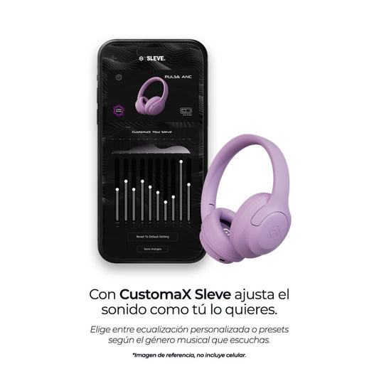 Combo Mochila Viaje Cabina 30L Sleve + Audífonos Pulse ANC Violet