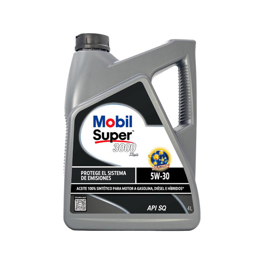 Aceite Motor Sintético 5W-30 4 L Mobil Super 3000 XE4