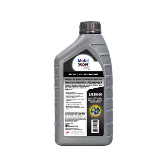 Pack 6 Aceites Mobil Super 3000 XE4 5W-30 1L