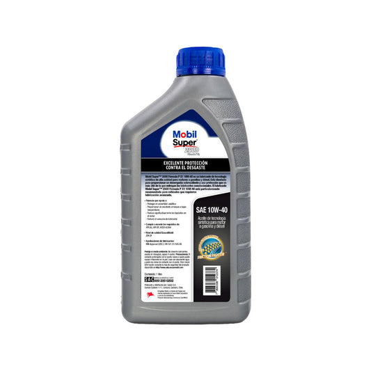 Pack 4 Aceites Mobil Super 2000 10W-40 1L