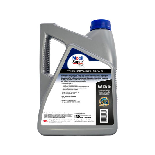 Pack 2 Aceites Mobil Super 2000 10W-40 4L