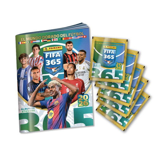 Pack 1 Álbum + 5 Sobres Panini FIFA 365 2026