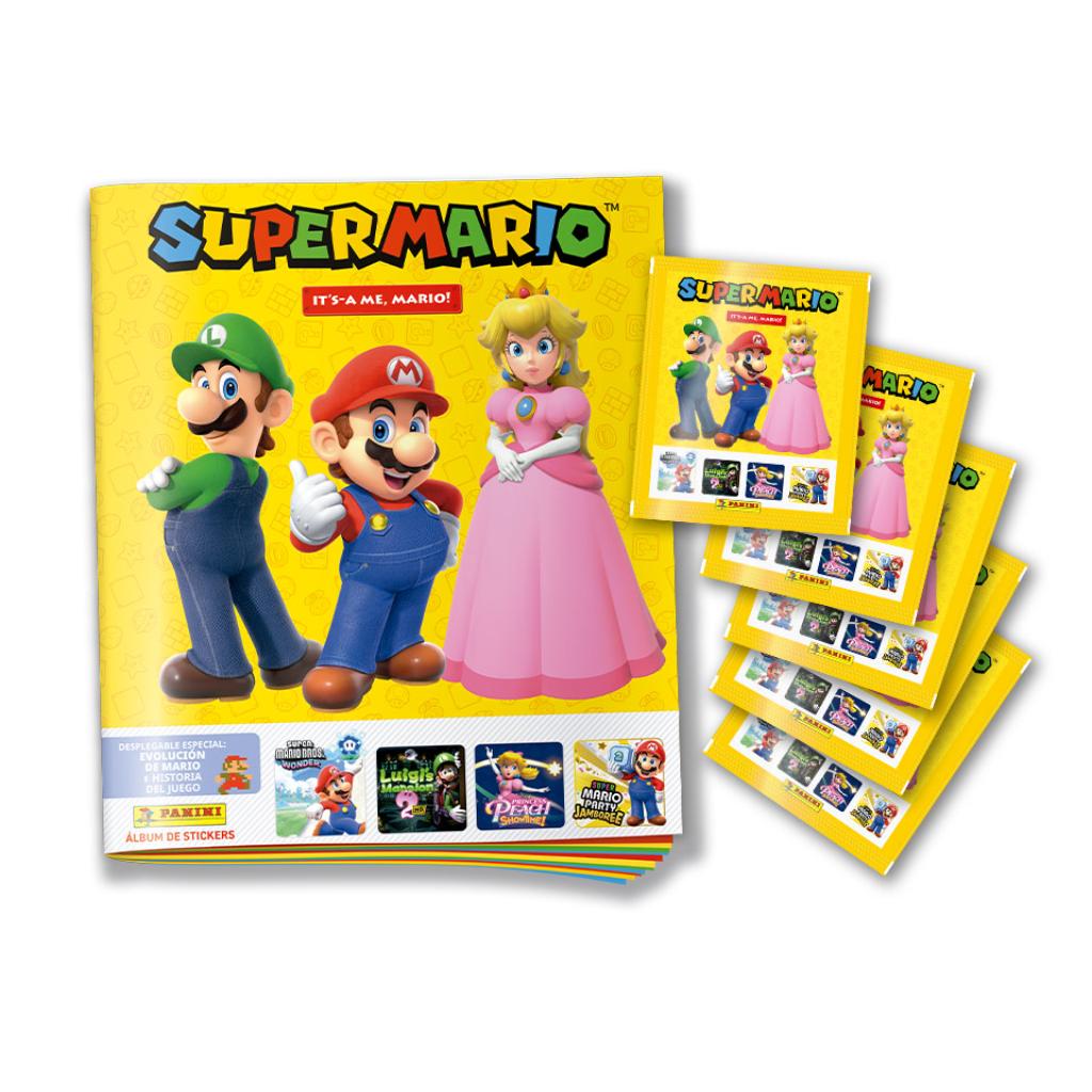 Pack Álbum + 5 Sobres Super Mario 2026 | Tienda Copec