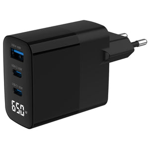 Cargador de Pared Master G 65W Multipuerto con Pantalla Digital + Cable USB-C