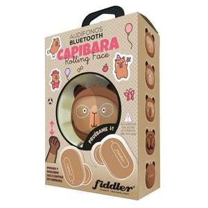 Audífono Bluetooth Rolling Face Capibara Fiddler