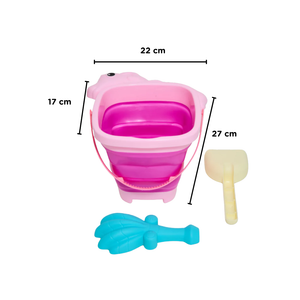 Set Balde Plegable de Unicornio