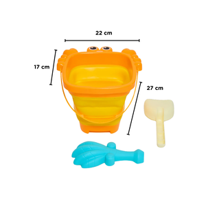 Set Balde Plegable de Cangrejo