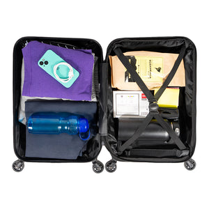 Combo Mochila Viaje 40L Premium Grey + Maleta Cabina. Expandible Compacta Gris Claro Gout