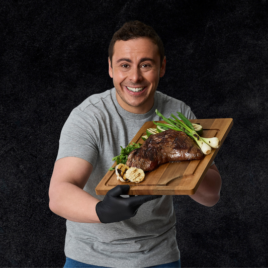 Tabla De Madera De Acacia. 90 años