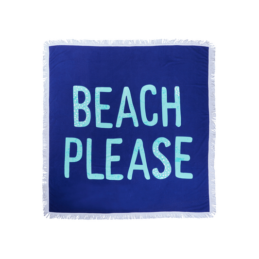 Toalla Cuadrada Grande 152cm x 152cm (Beach Please)
