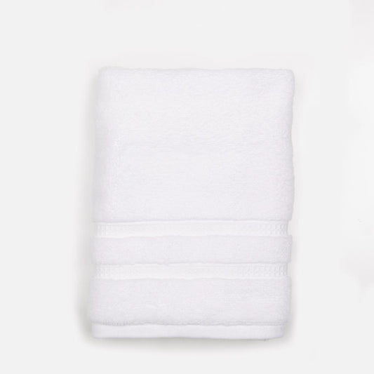 Set 2 Toallas Soft Twist Mashini Blanco 600 g/m² 2 Tamaños