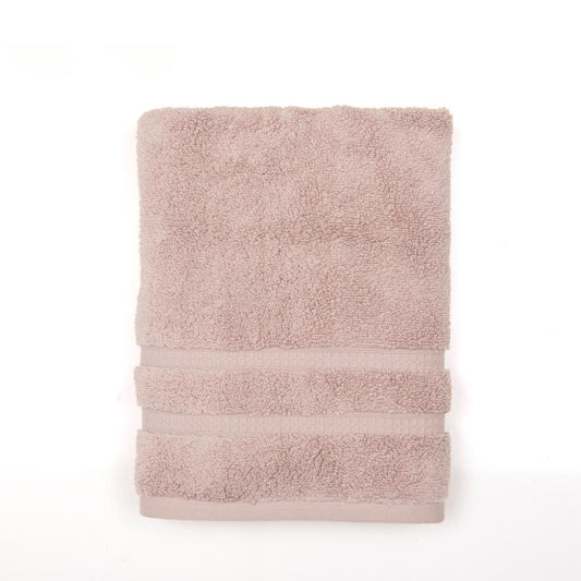 Combo 3 Toallas Mashini Soft Twist Rosado 70x140, 45x80 y 30x50 Cm