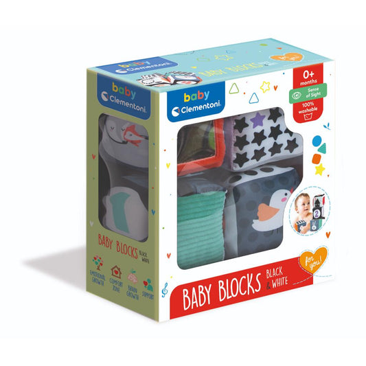 Black & White Soft Activity Cubes