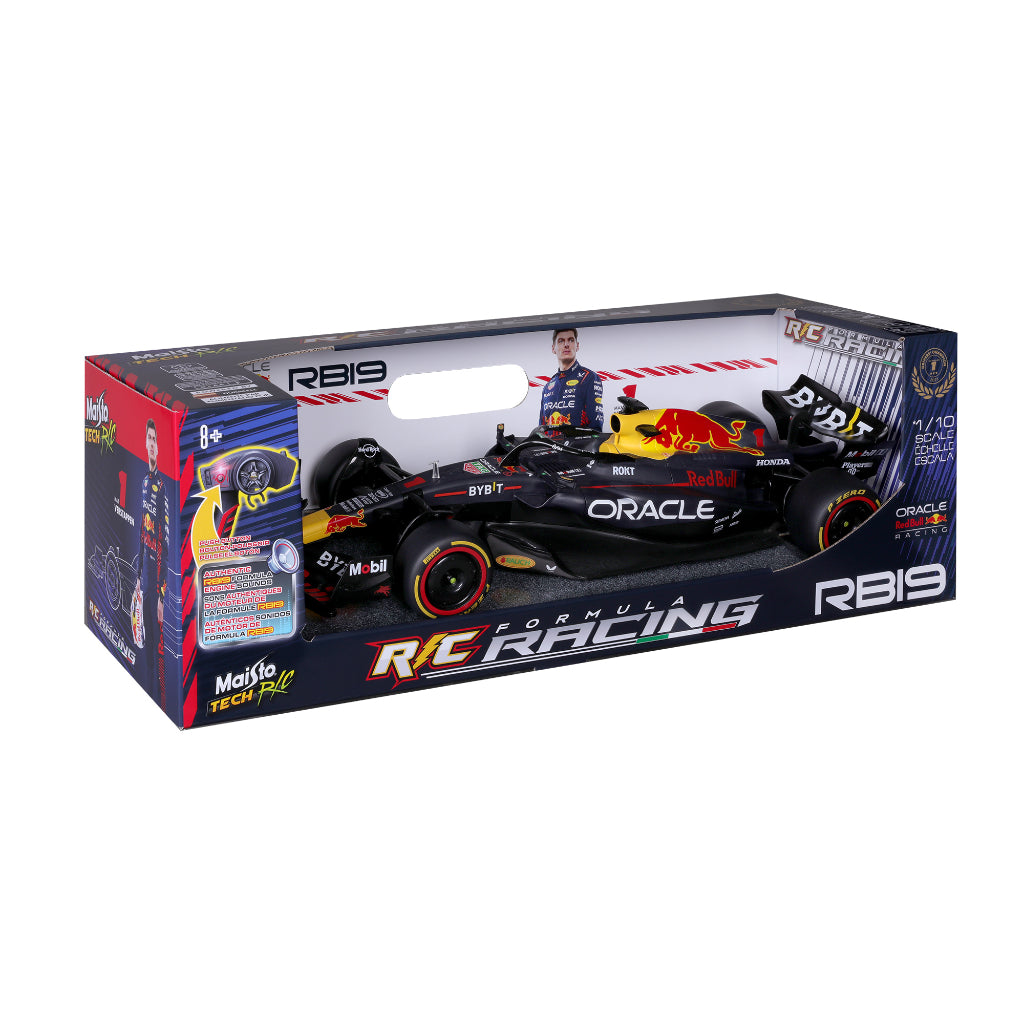 Auto a Escala Radio Control Red Bull Rb19 1:10 Con Sonido