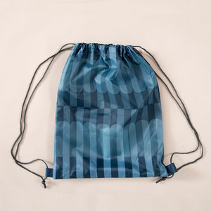 Set 2 Toallas Algodón Con Bolso Playa Azul
