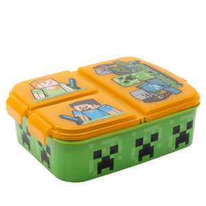 Porta Sandwich Hello Kitty y Minecraft + Porta Snacks Minnie y Stitch