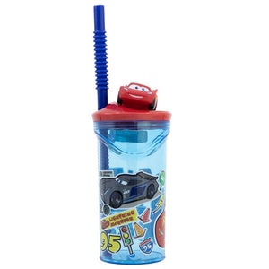Toma Jugo Infantil Figura 3D Cars