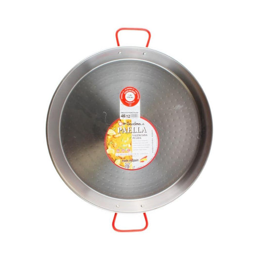 Paellera 12 Porciones Hierro Pulido 46 cm La Ideal Garcima