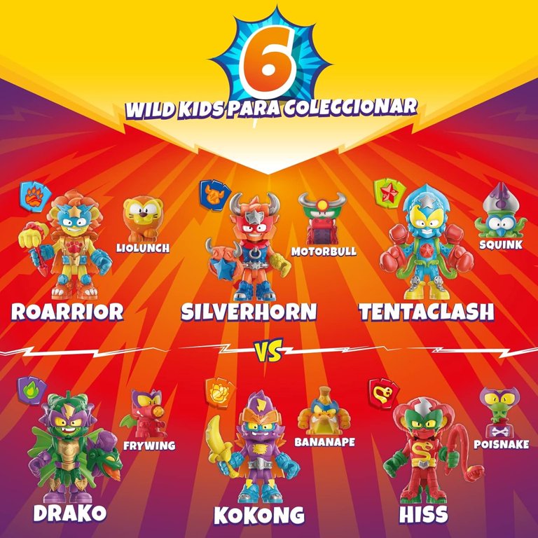 Combo 6 Packs Superzings Wild Kids | Tienda Copec