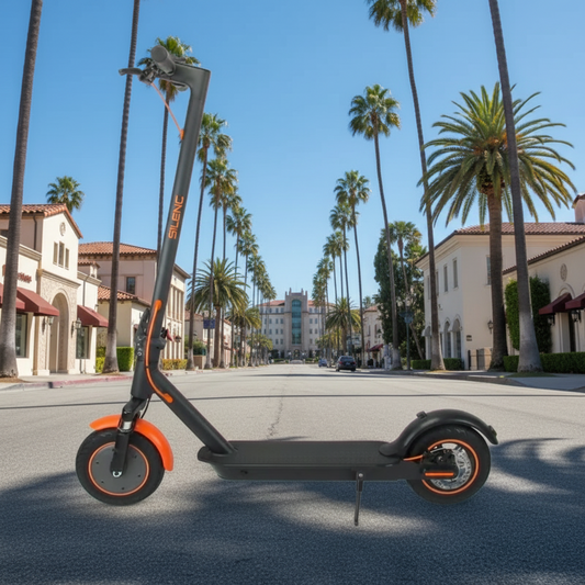 Scooter Eléctrico 8.5". 25 km/hr. (Rueda Anti Pinchazos) 300W / 10A. Plegable + Suspensión