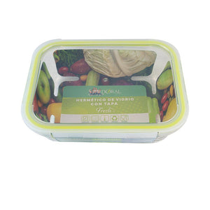Hermético De Vidrio Borosilicato Fresh Rectangular 1050 Ml Doral