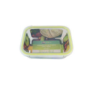 Hermético De Vidrio Borosilicato Fresh Rectangular 370 Ml Doral