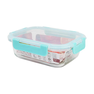 Hermético De Vidrio Borosilicato Fresh Lock Rectangular 640 Ml Doral