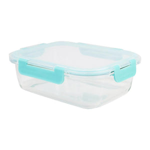 Hermético De Vidrio Borosilicato Fresh Lock Rectangular 1000 Ml Doral