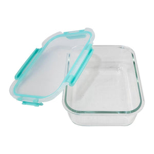 Hermético De Vidrio Borosilicato Fresh Lock Rectangular 1500 Ml Doral