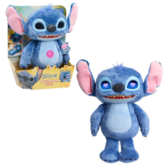 Stitch Peluche Con Mecanismo Y Movimiento De Ojos