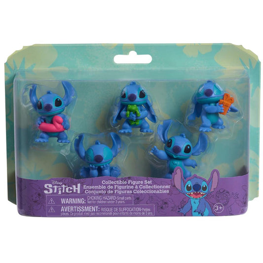 Combo 1 Set Pixeles Stitch 3D + 1 Pack de 5 Figuras + 1 Peluche Hazme Reír
