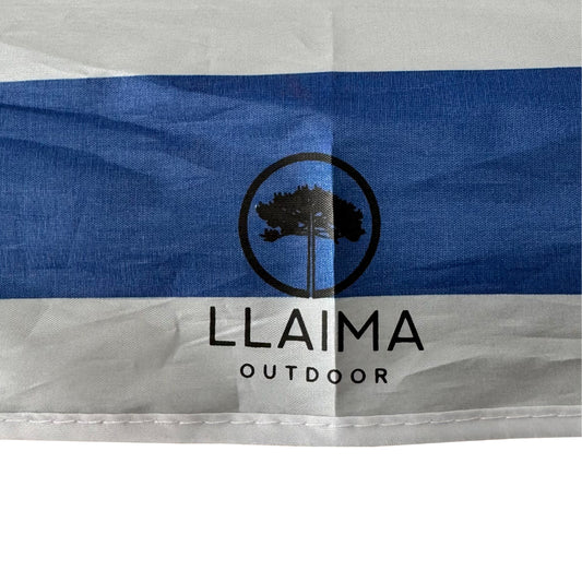 Combo 2 Sillas Plegables Apoya brazos Verde y Celeste Navigator + 1 Quitasol UV 1,6m Llaima Azul/Blanco