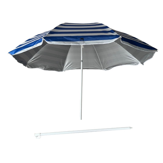 Quitasol UV 1,6m Llaima Azul/Blanco