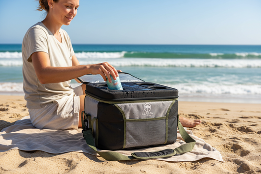 Bolso Cooler 25L Plegable con Tapa Dura 4 posavasos